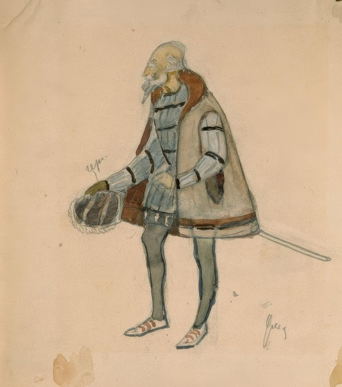 Figur av hertug Johann av Nikolaj Pawlowitsch Uljanow
