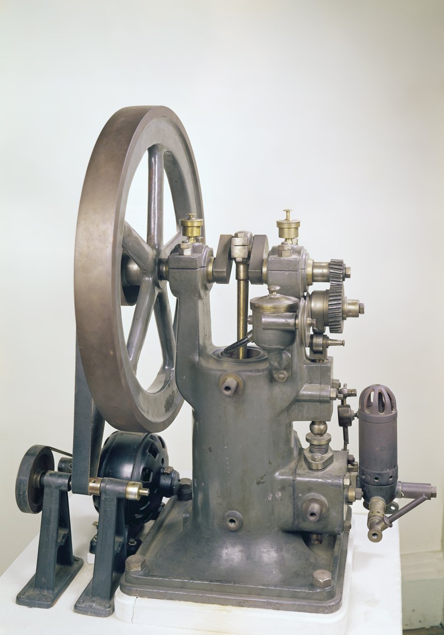 Forbrenningsmotor, 1876 (blandet media) av Nikolaus Otto