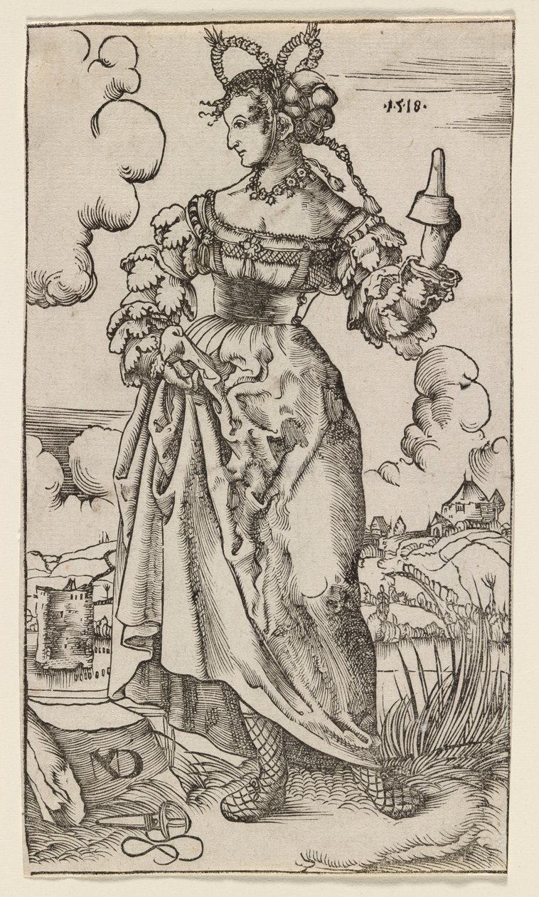 The Wise and Foolish Virgins: The Fifth Foolish Virgin, 1518. av Nikolaus Manuel Deutsch