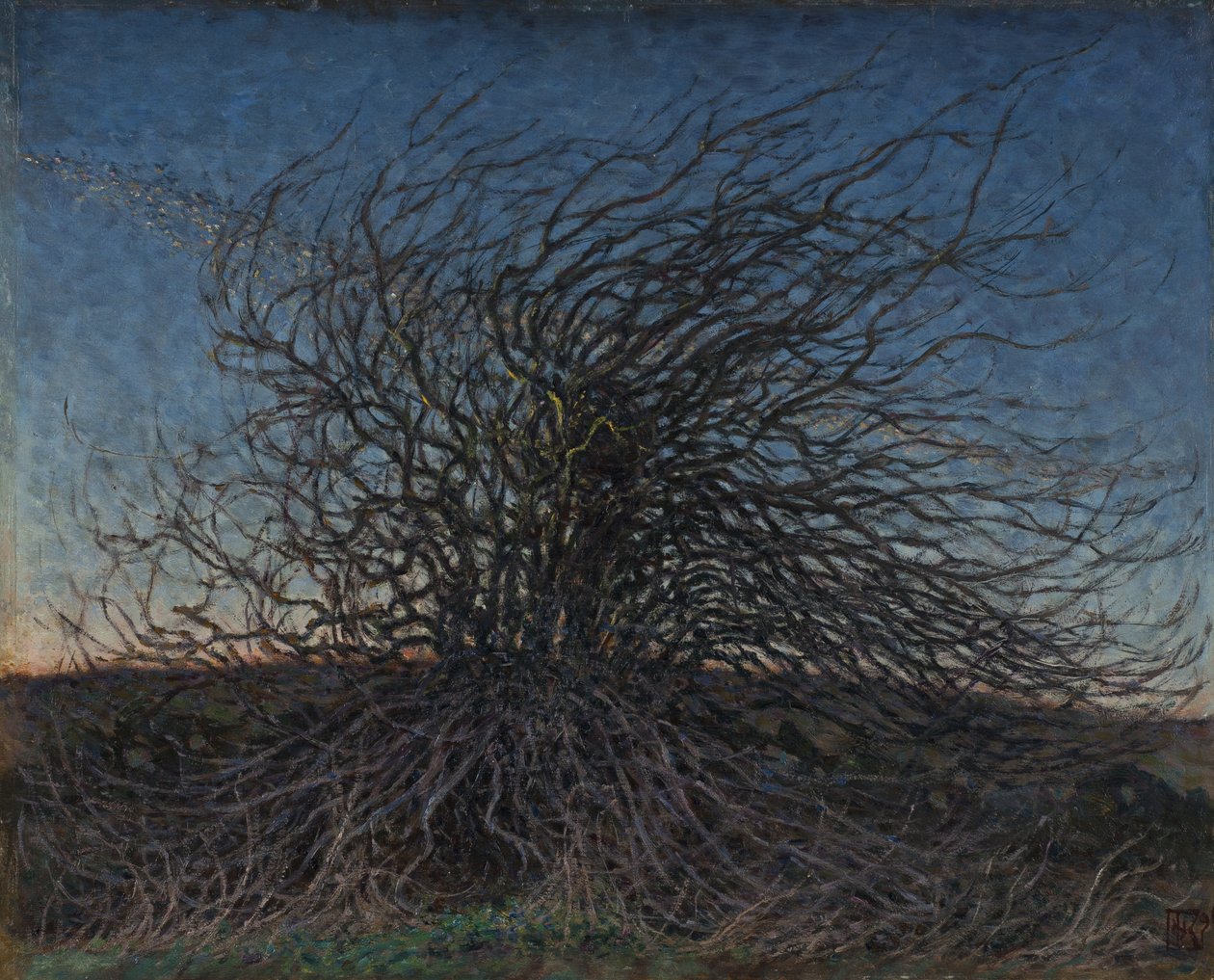 Vårkveld, 1896 av Nils Kreuger