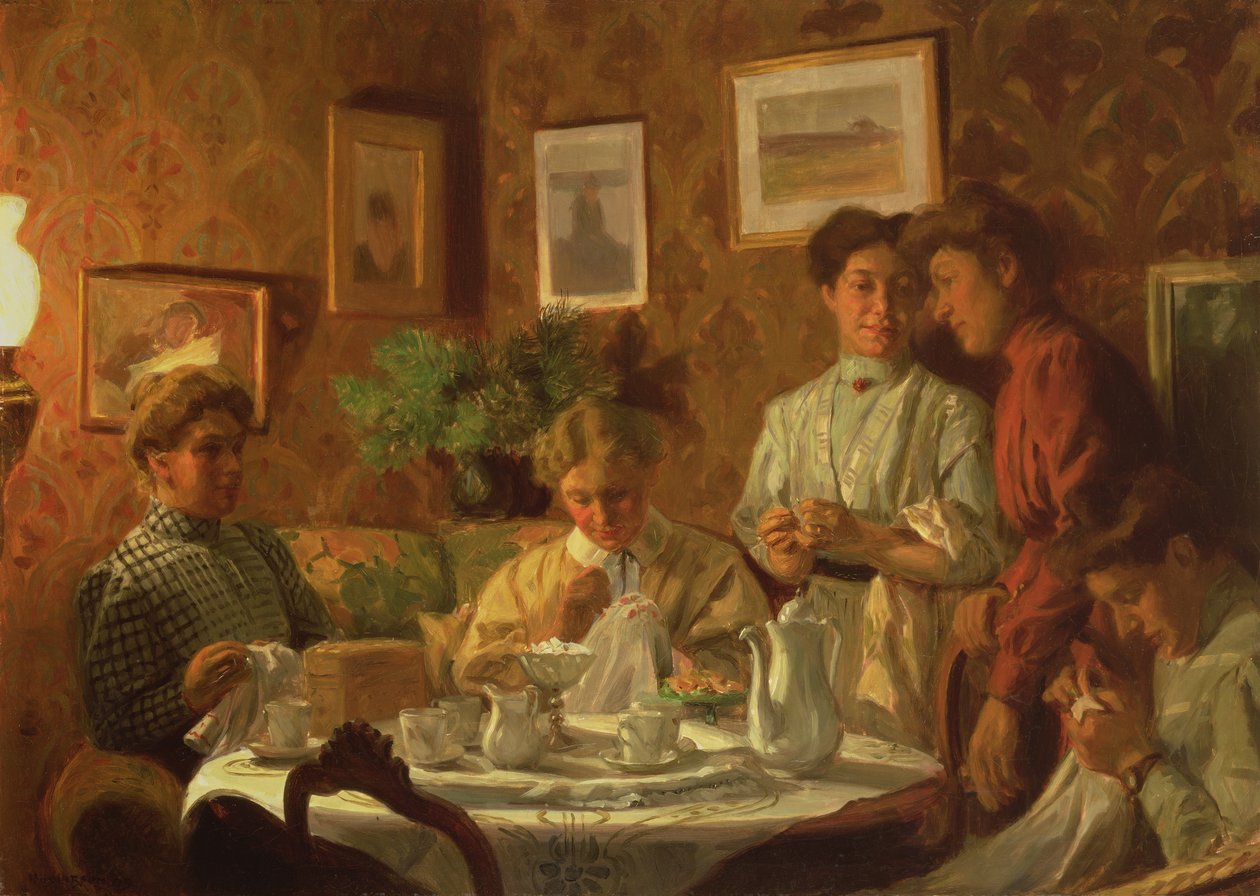 Sygruppen, 1909 av Nils Larson