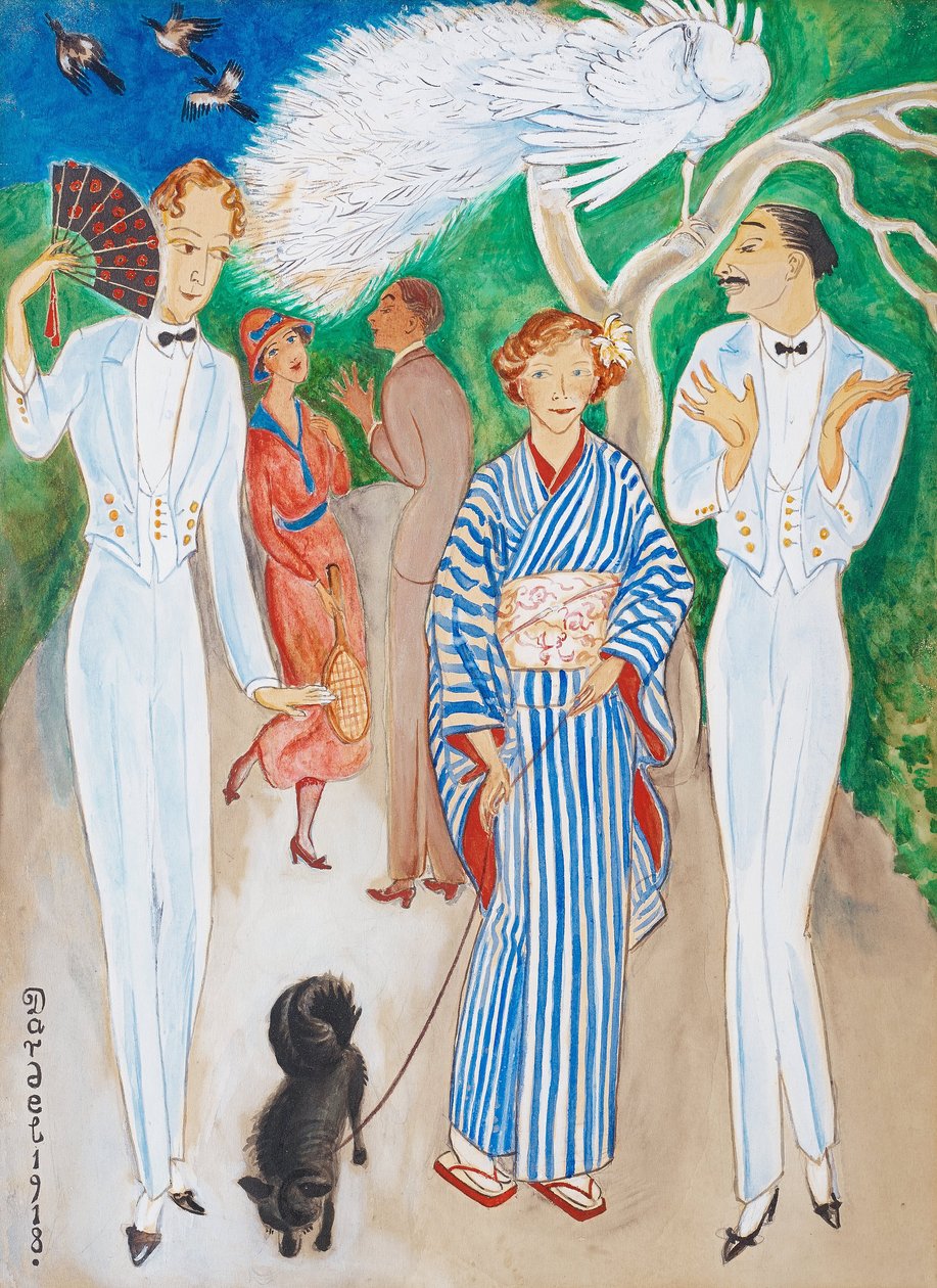 Påfugler av Nils von Dardel