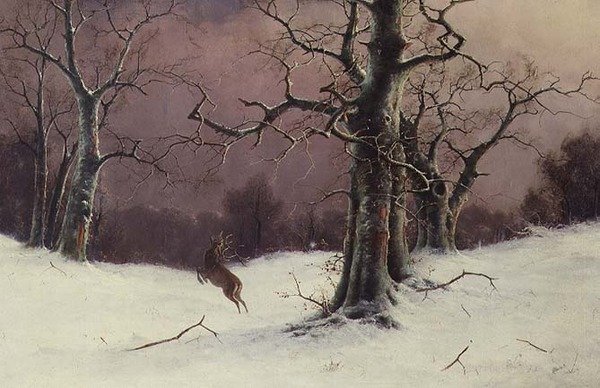 Hjortejakten av Nils Hans Christiansen