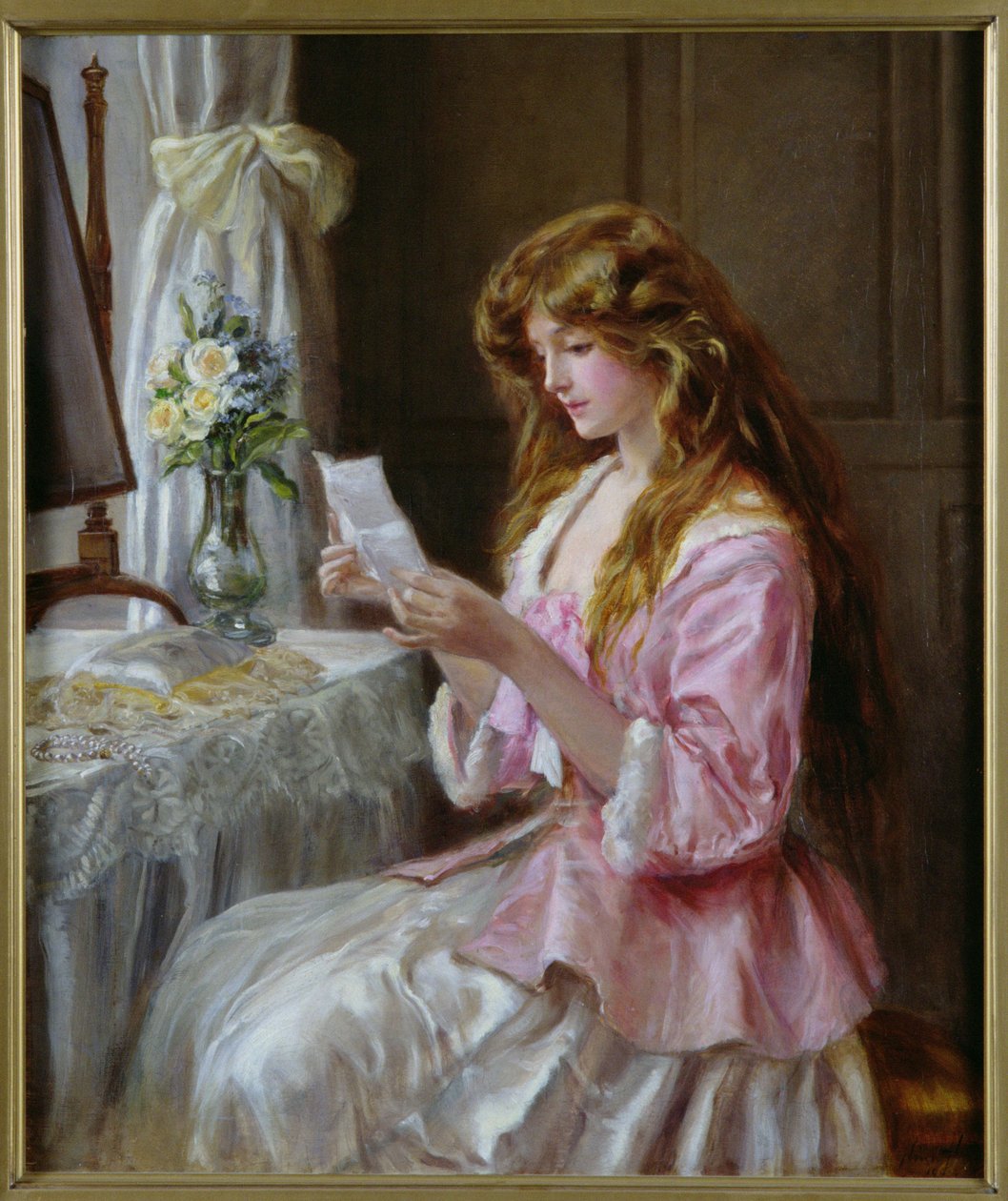 Kjærlighetsbrevet, 1904 av Nina Hardy