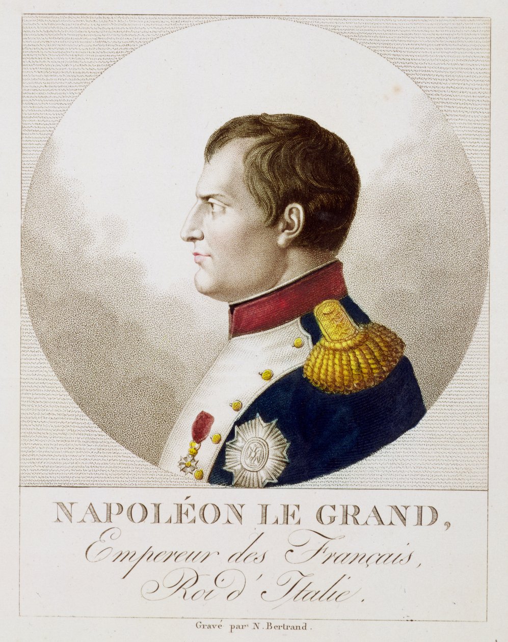 Portrett av Napoleon av Noel Francois Bertrand
