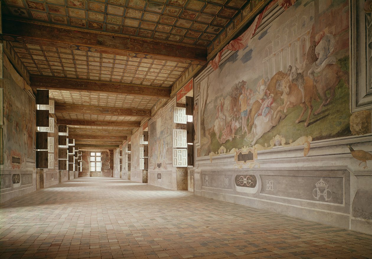 Scener fra Aeneiden i Salle des Gardes av Noel Jallier