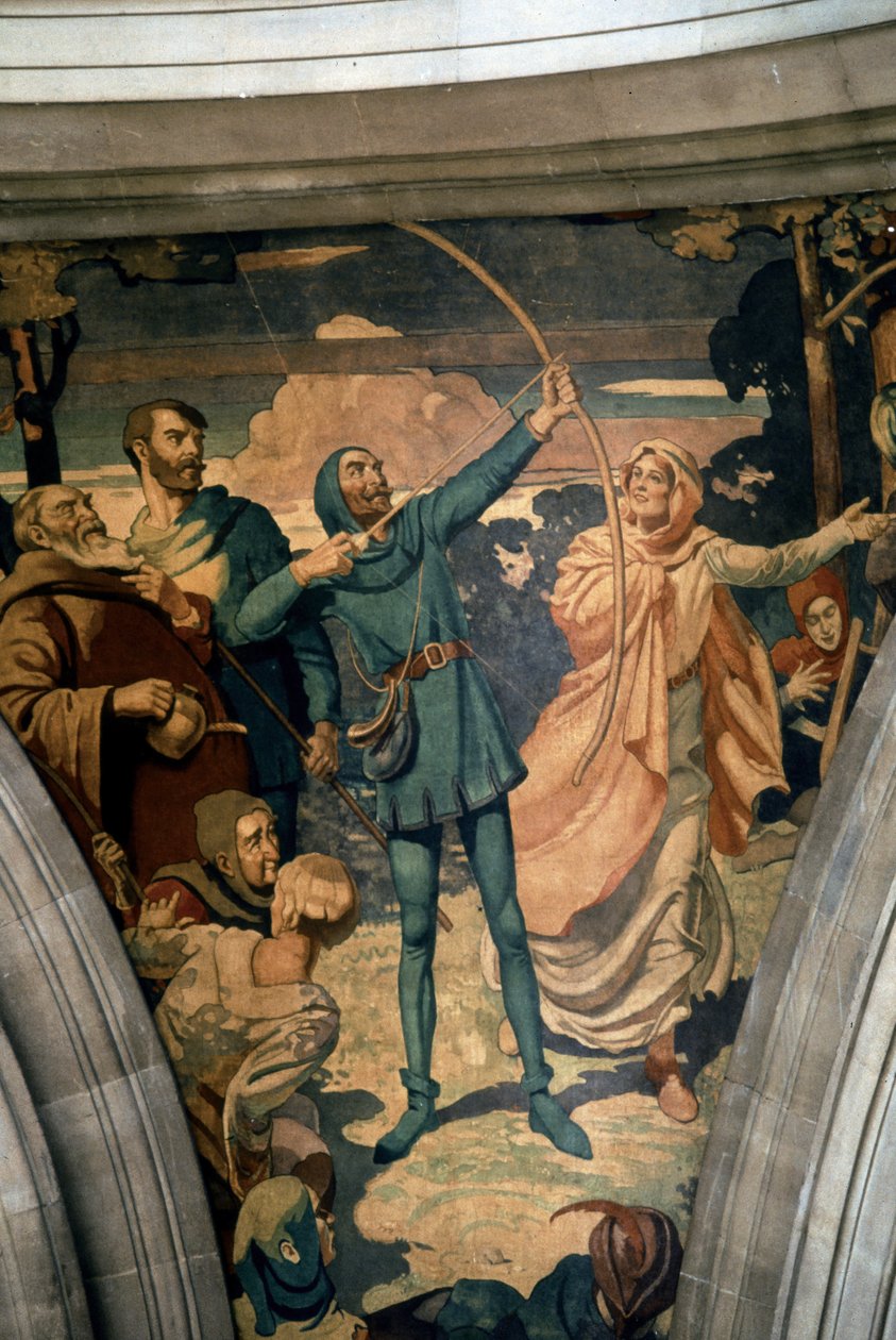 Robin Hood og hans elskerinne Mariam av Noel Denholm Davies