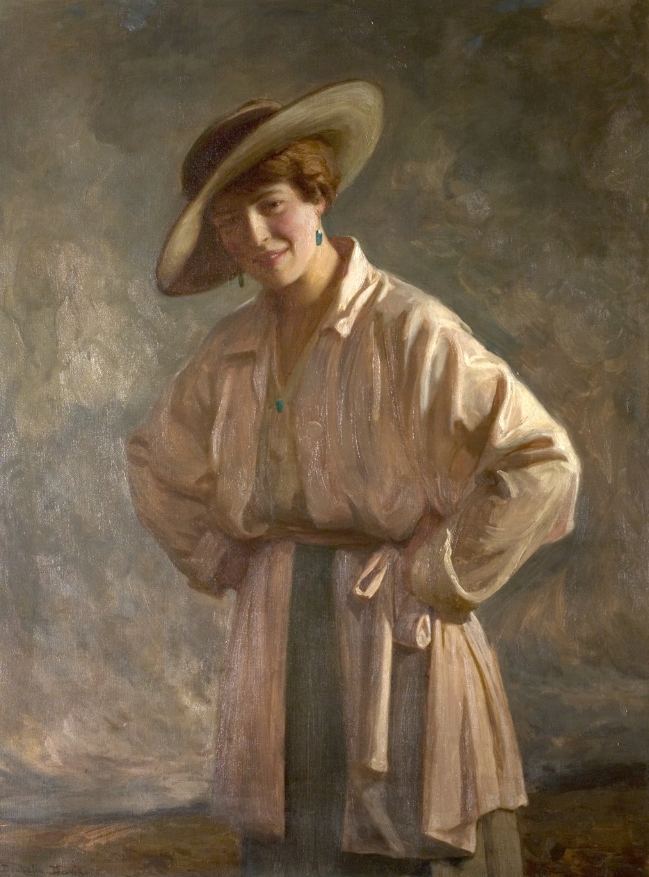 Lois Ball, søster til Albert Ball, VC (senere fru Anderson), ca. 1919 (olje på lerret) av Noel Denholm Davis