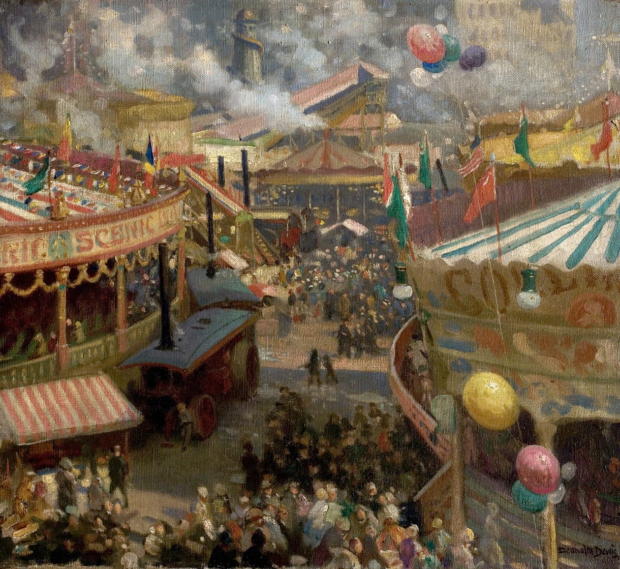 Nottingham Goose Fair av Noel Denholm Davis