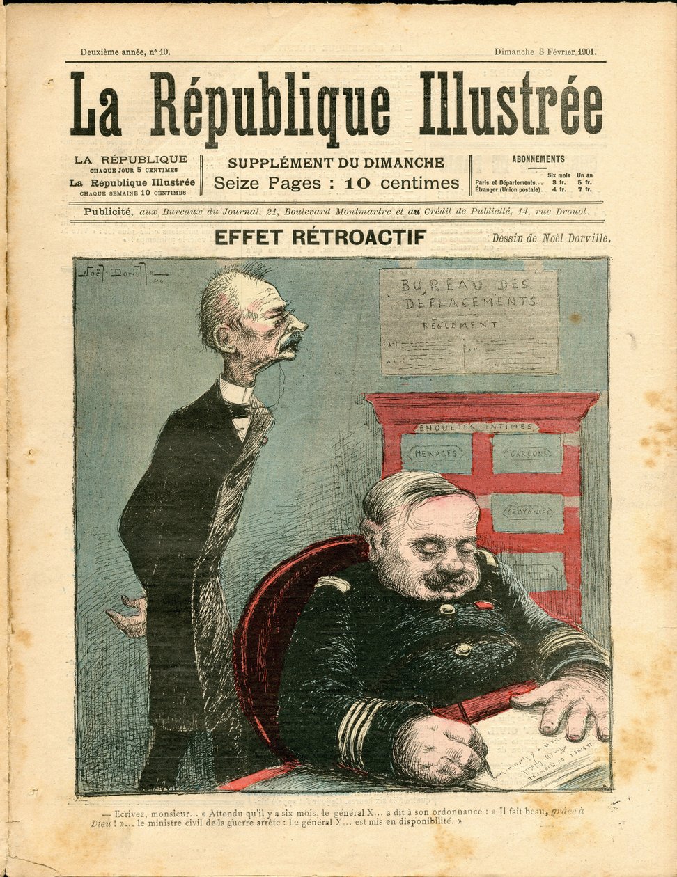 Cover av "" Republique illustree"" av Noel Dorville