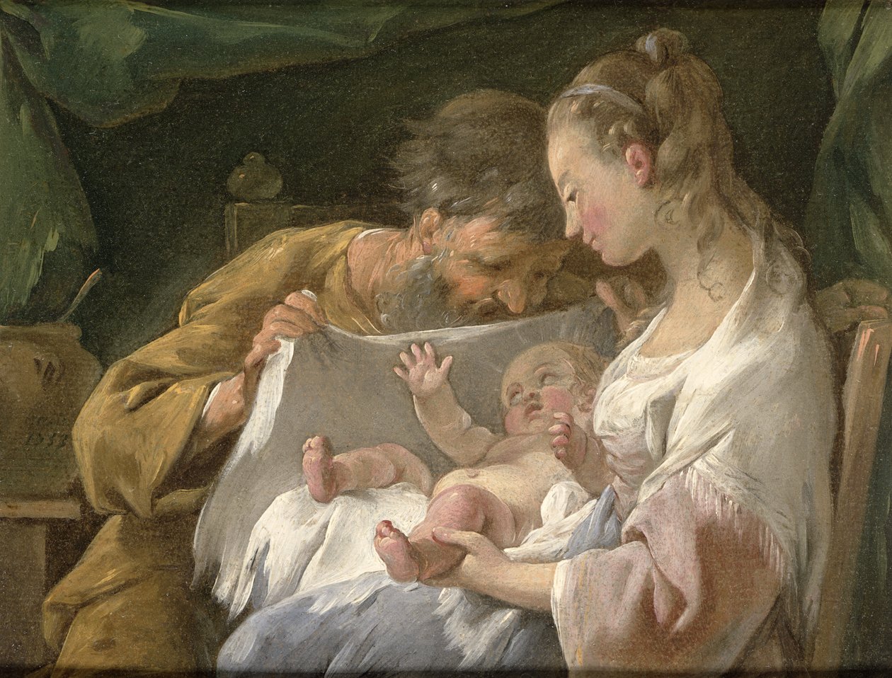 Den hellige familie, 1700-tallet av Noel Halle