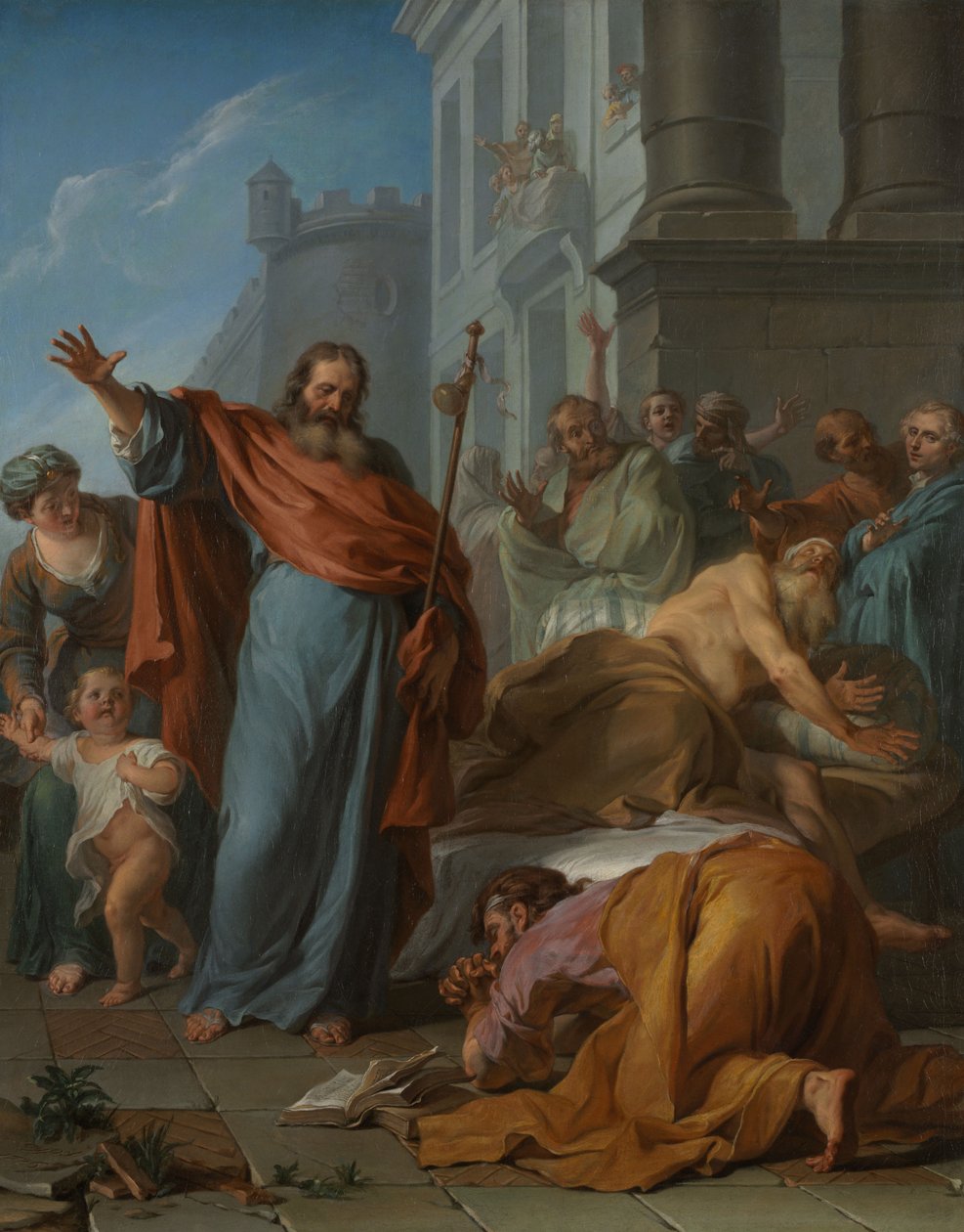 The Miracles of Saint James the Greater, 1726 av Noel Nicholas Coypel