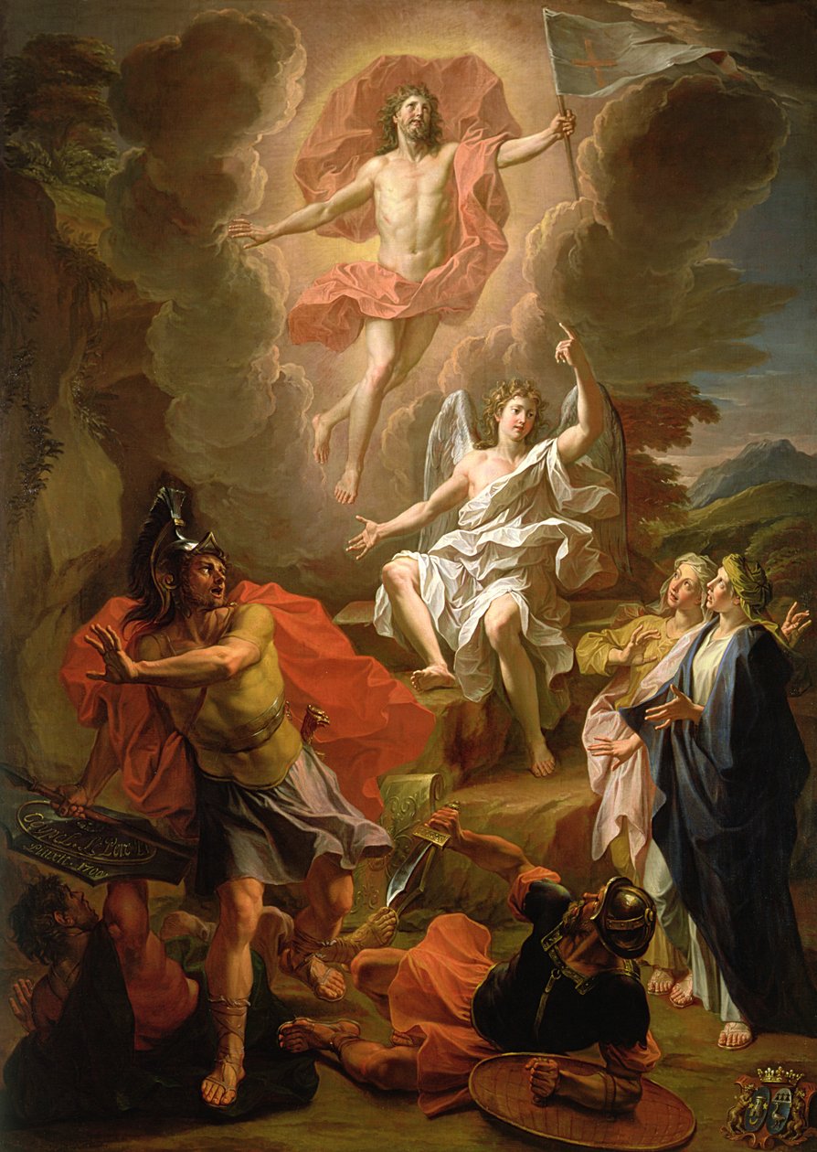 Kristi oppstandelse, 1700 av Noël Coypel
