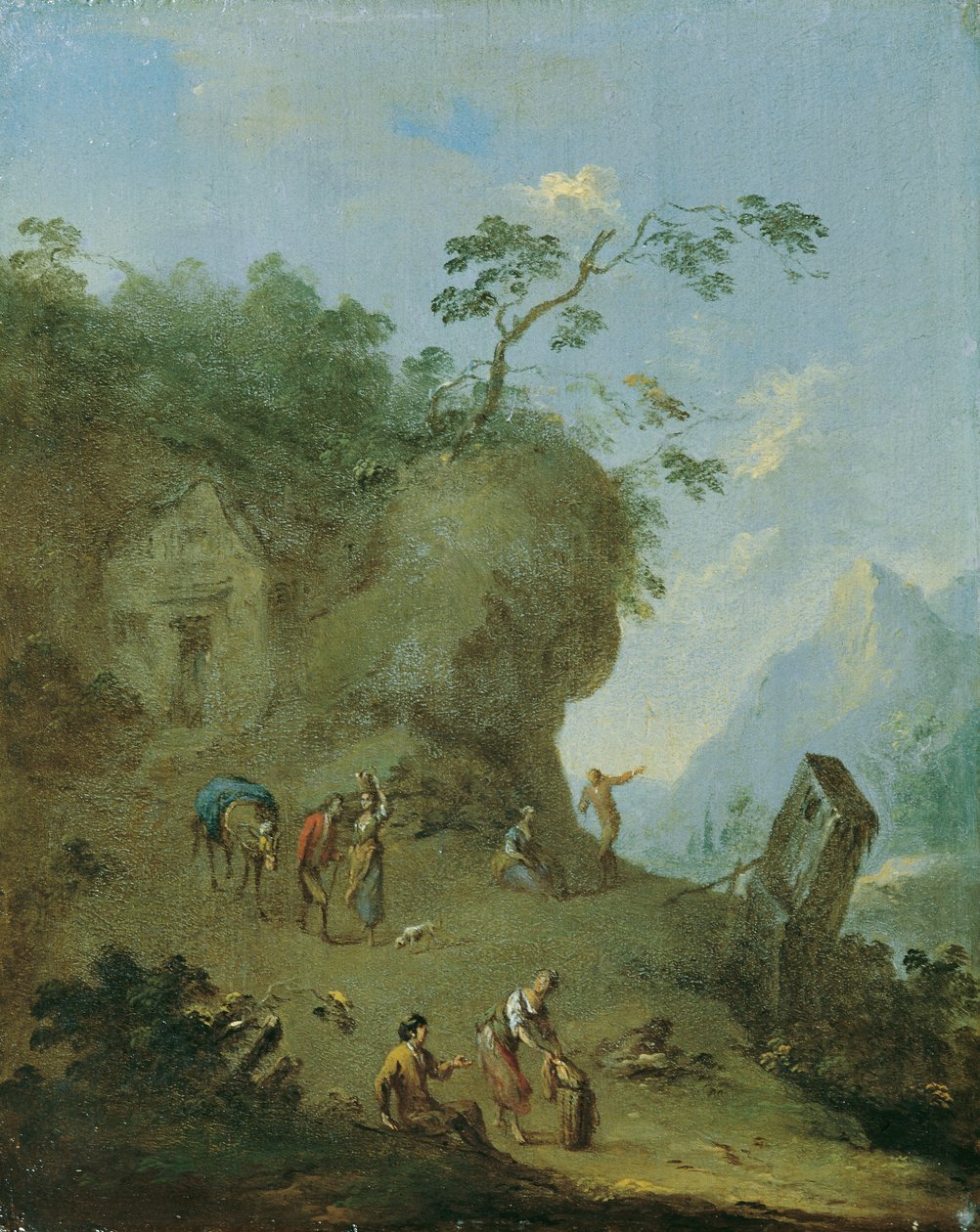 Hytte på skoghøyde av Norbert Grund