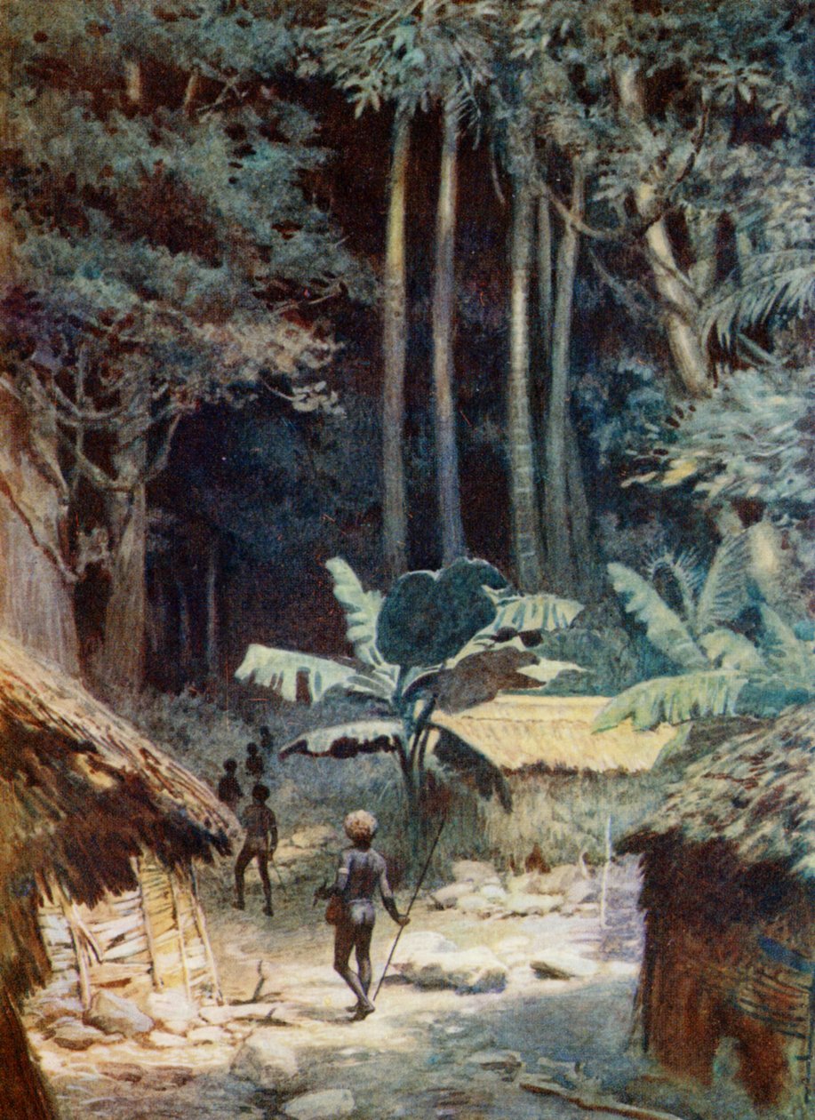 I dypet av en melanesisk skog, 1908 av Norman Hardy