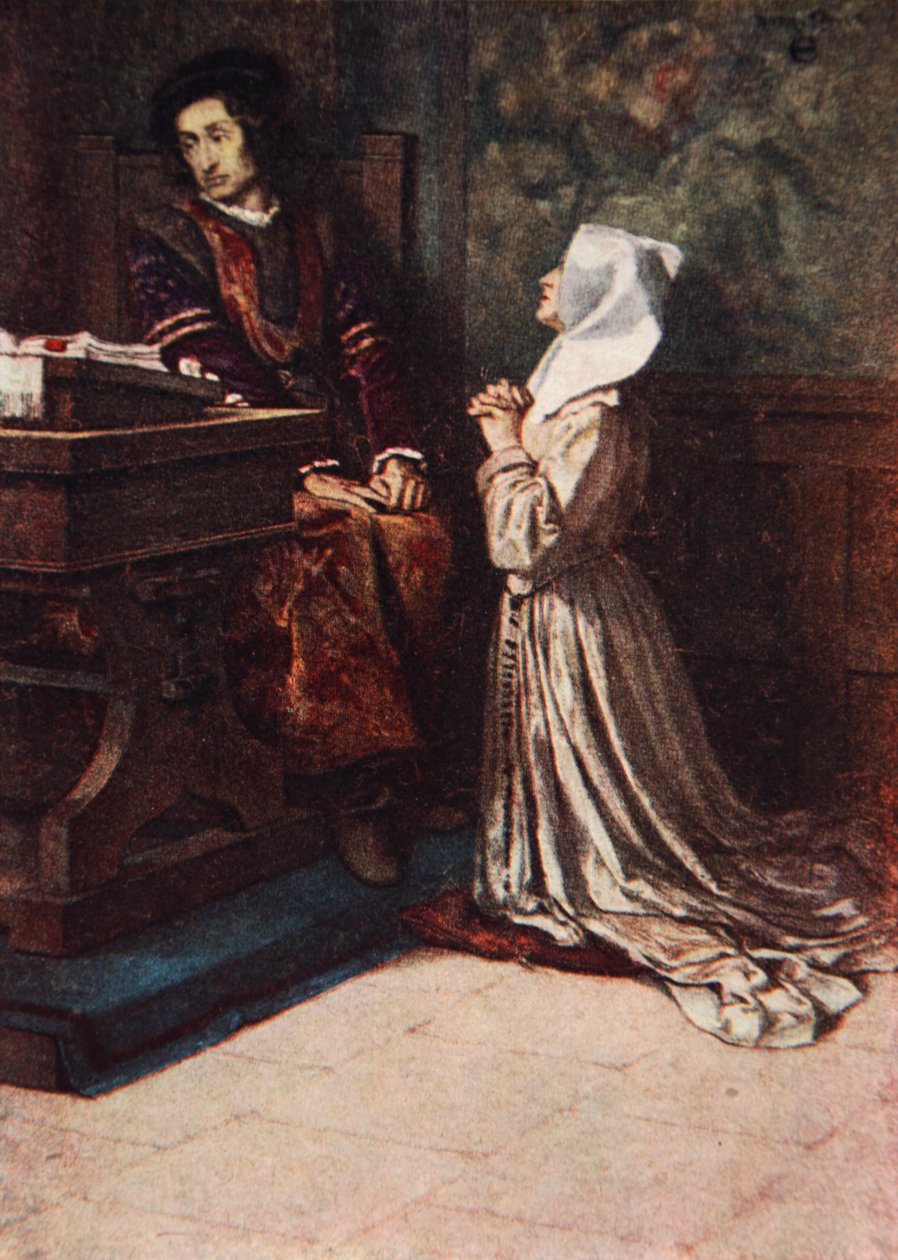 Isabels bønn, Measure for Measure, Act II Scene 2, illustrasjon fra 