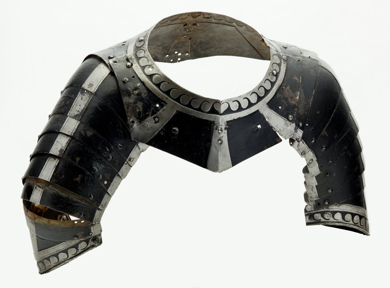 Almain Collar, ca. 1580 (lakkert stål med moderne skinn) av North German School