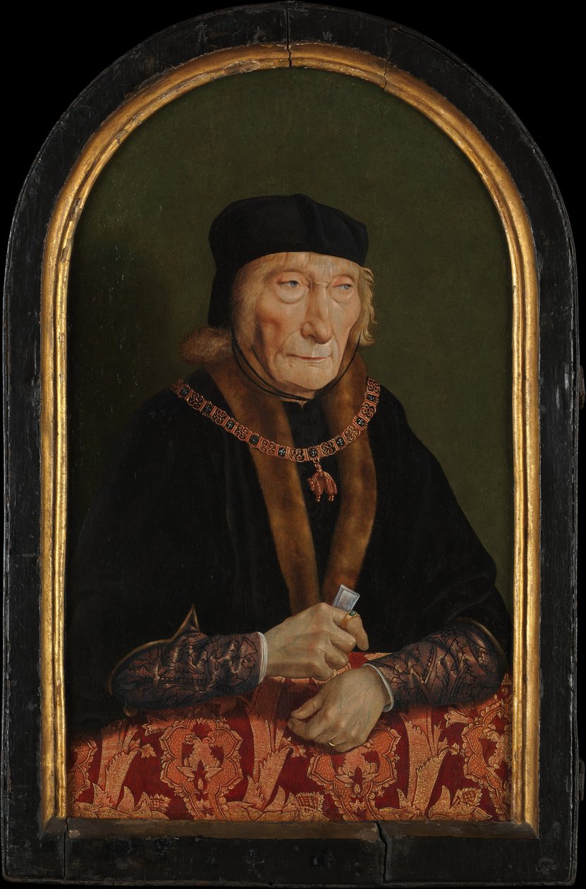 Jan 1438-1516, førstegreve av Egmond, grevinne av Egmond Magdalena van..., 1464-1538. av North Netherlandish Painter