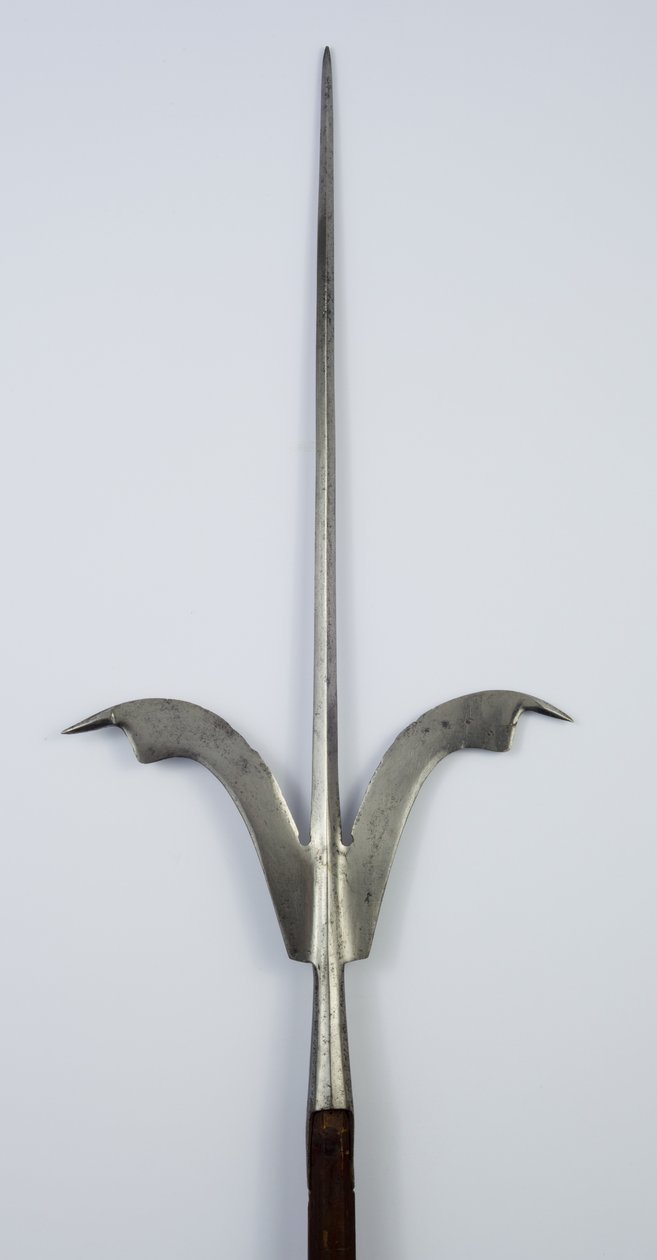 Friuli Spear, ca. 1600 (stål og restaurert tre) av Northern Italian School