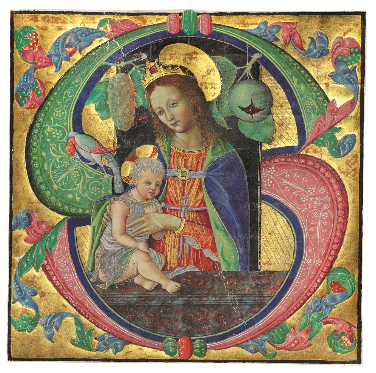 Madonna og barn, sannsynligvis Milano, ca. 1490 av Northern Italian School