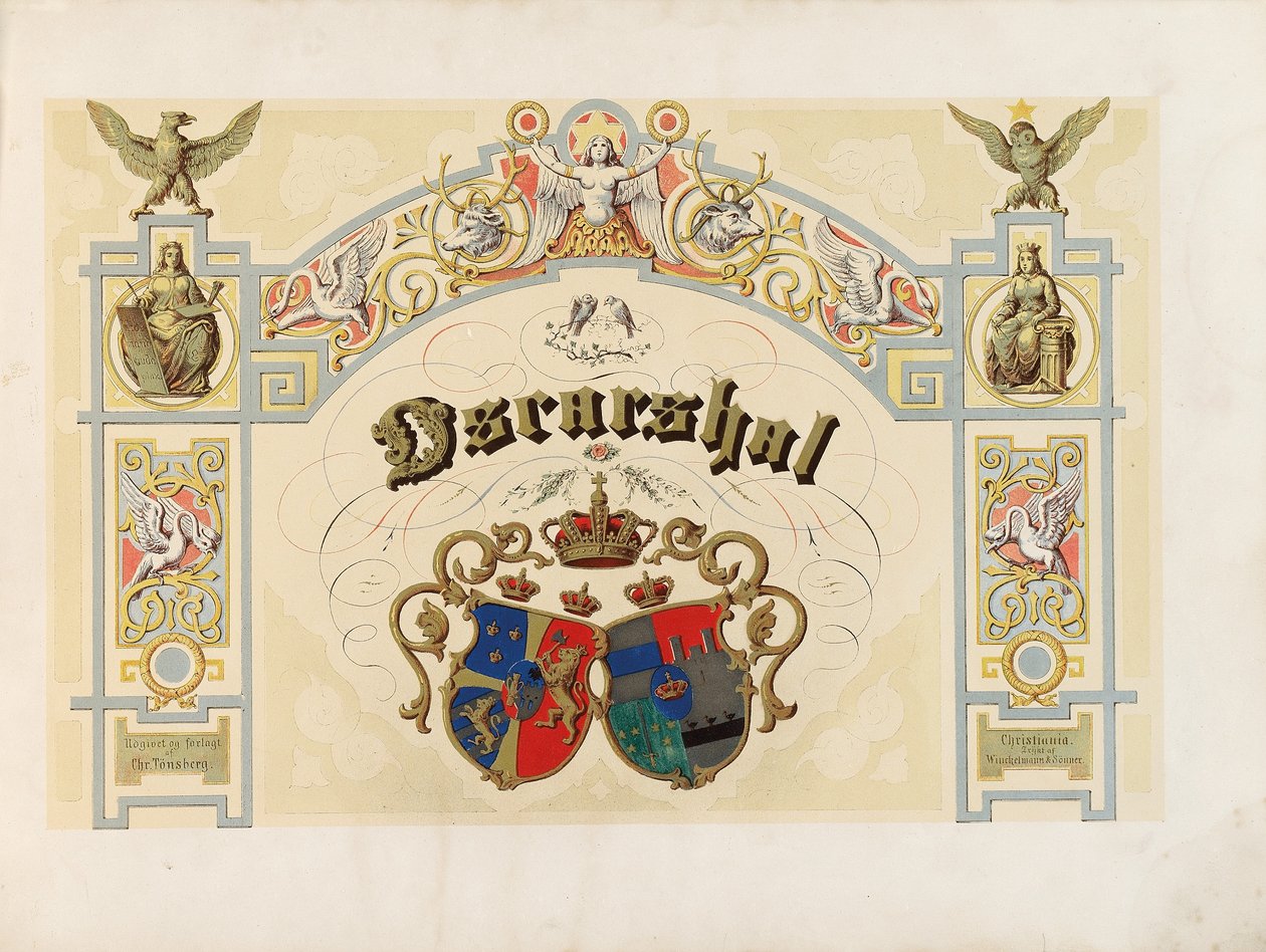 Oscarshal tittelside, 1852 av Norwegian School