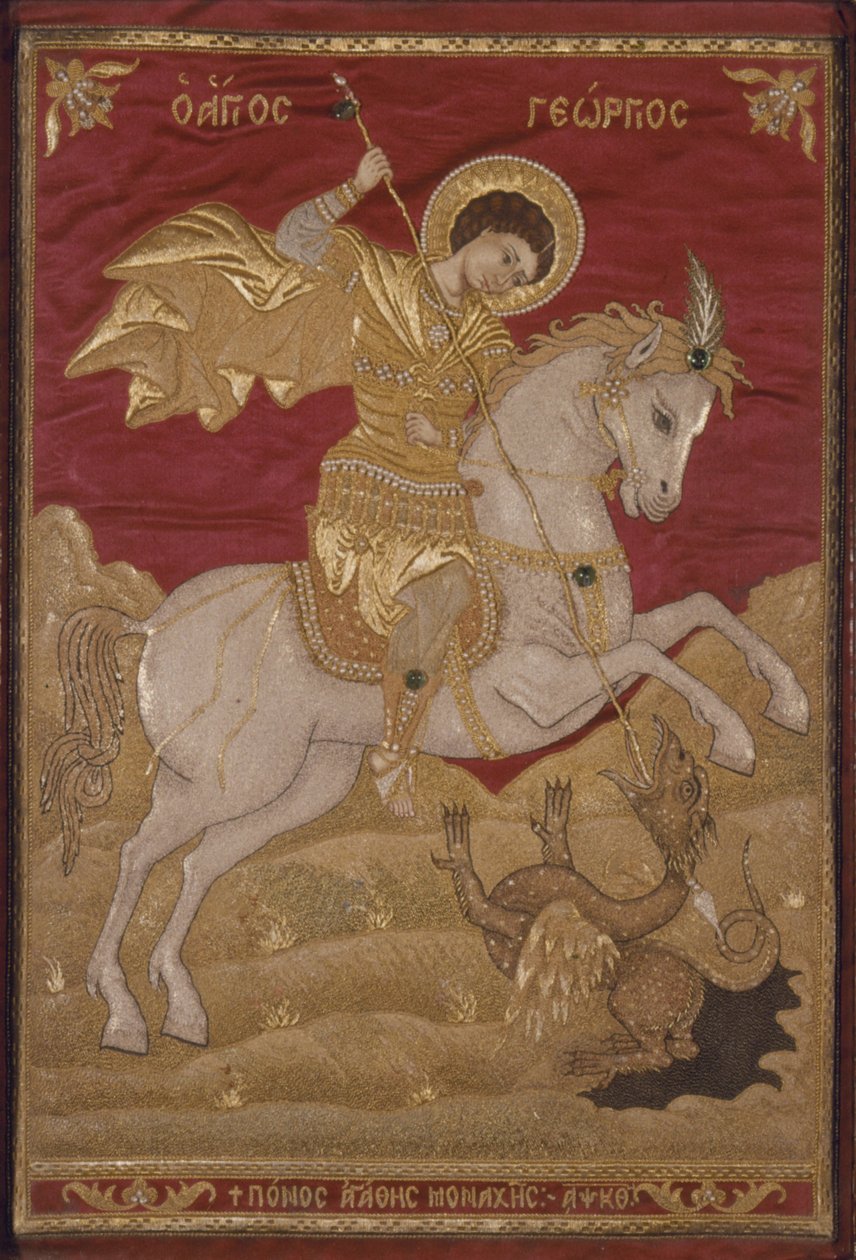 Dr George-drapsmannen St George av Nun Agathe