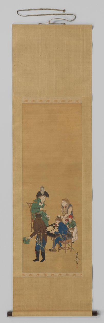Philipp Franz von Siebold, sjefmester på Deshima av Obunsai (signed by artist)