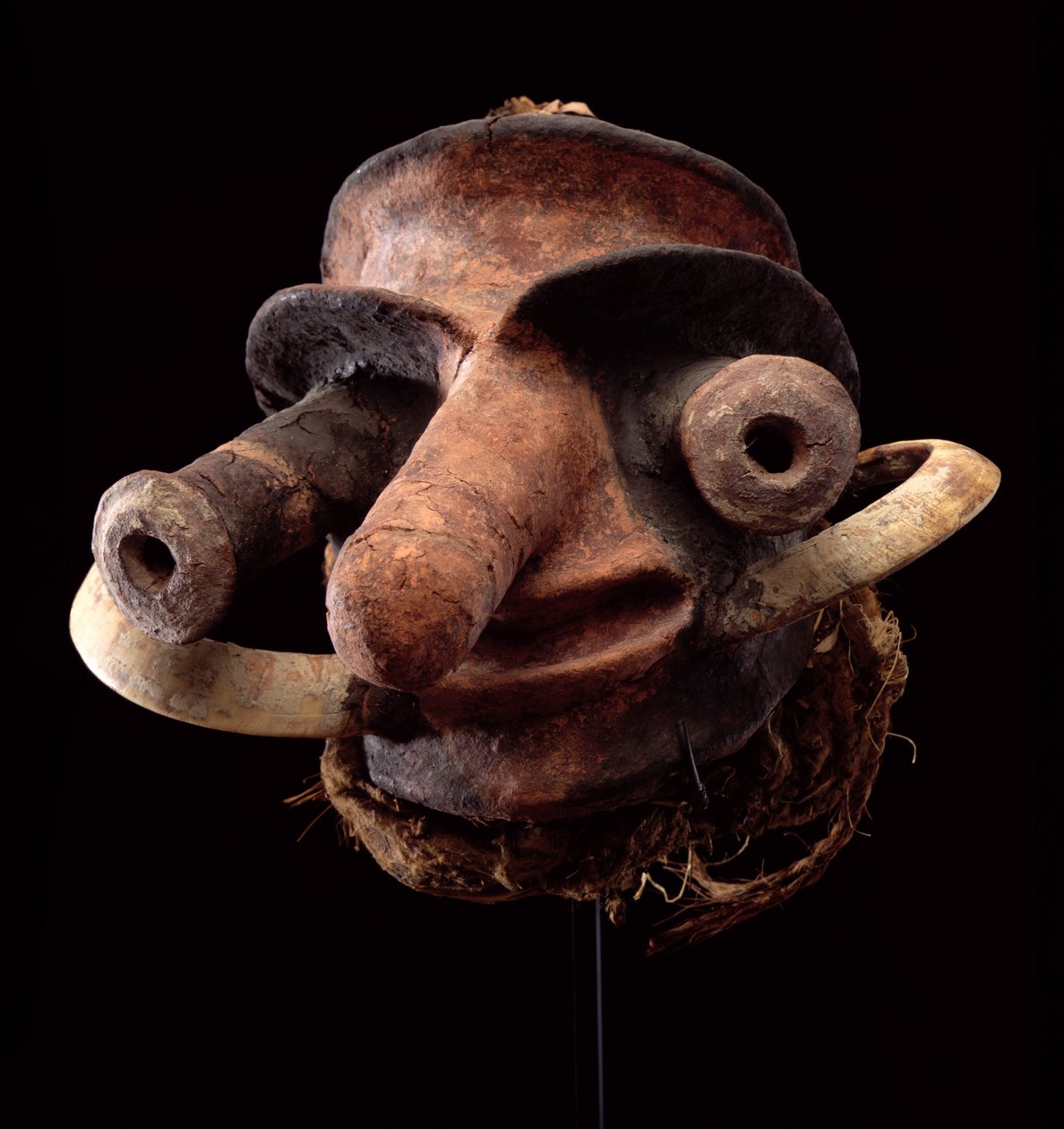 Vanuatu Puppet Head, fra Malekula Island (tidligere New Hebrides) Oceania (blandet media) av Oceanic