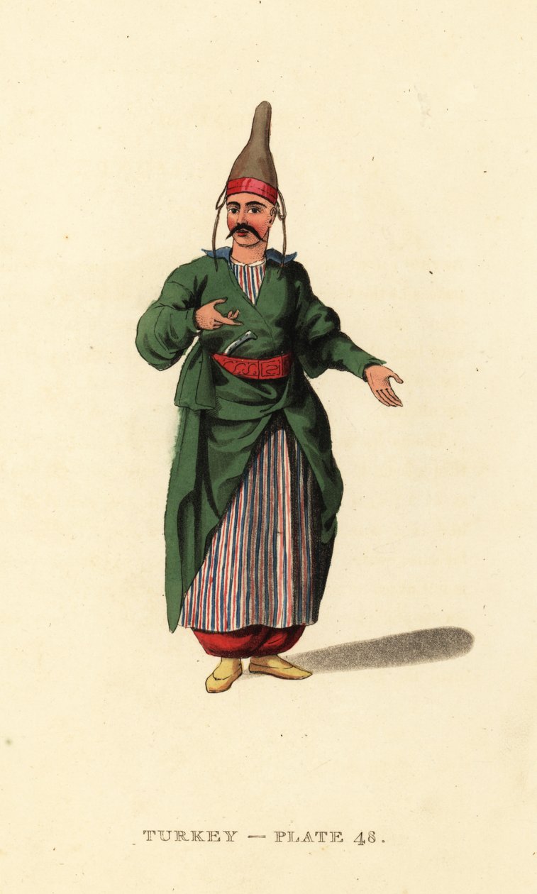 Kostyme til konditoren til Sultanens palass av Octavian (after) Dalvimart