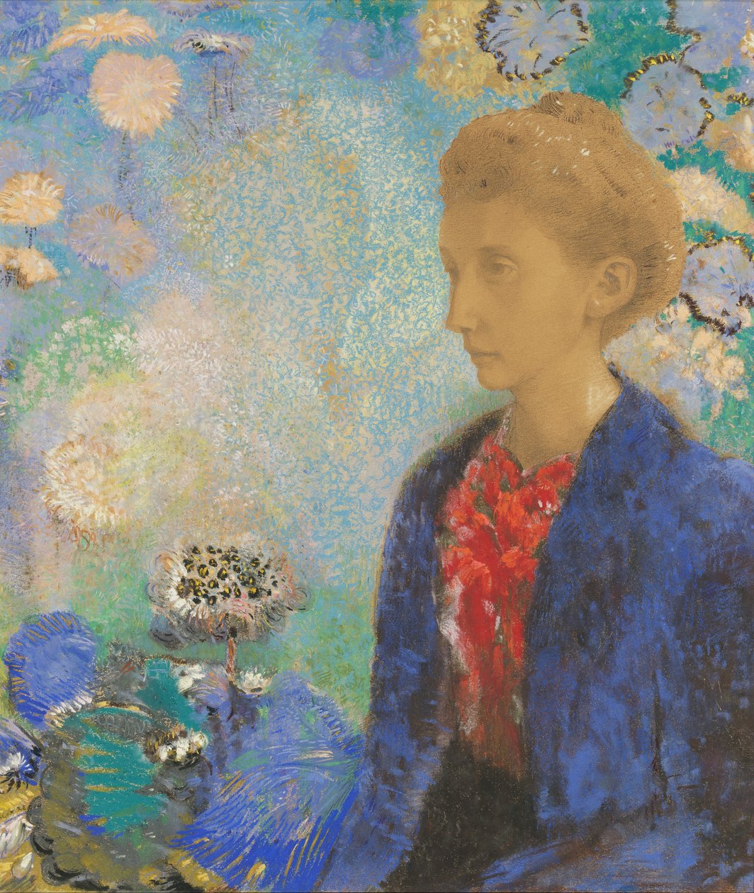 Baronesse av Domecy av Odilon Redon