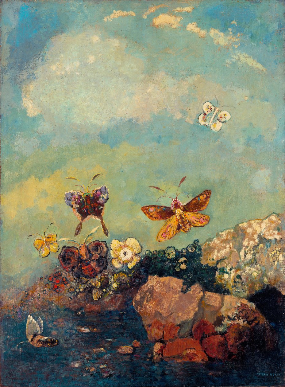 Sommerfugler av Odilon Redon