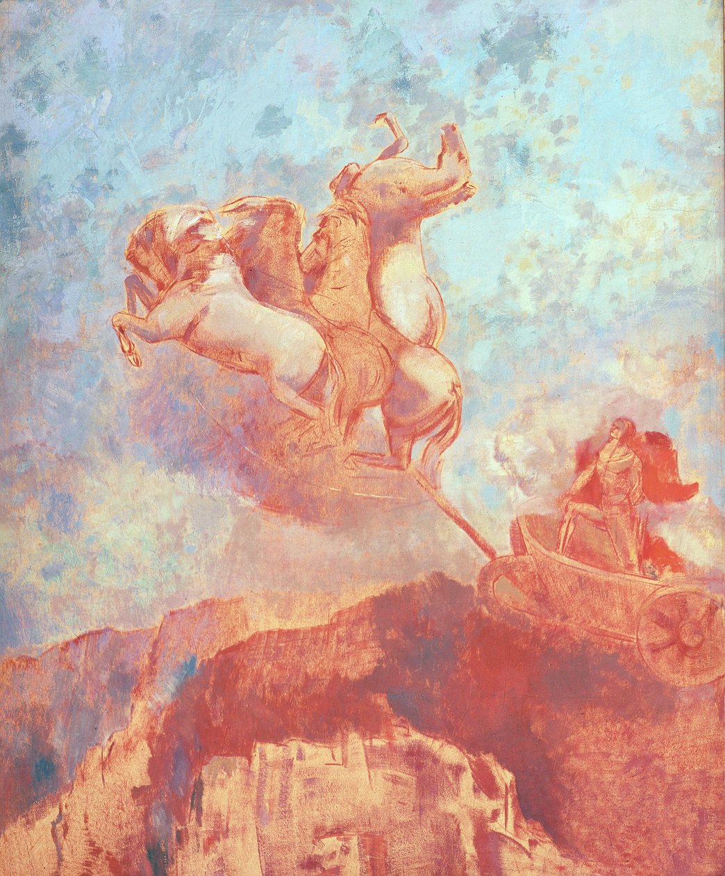 Vogn av Apollo, ca. 1908 av Odilon Redon