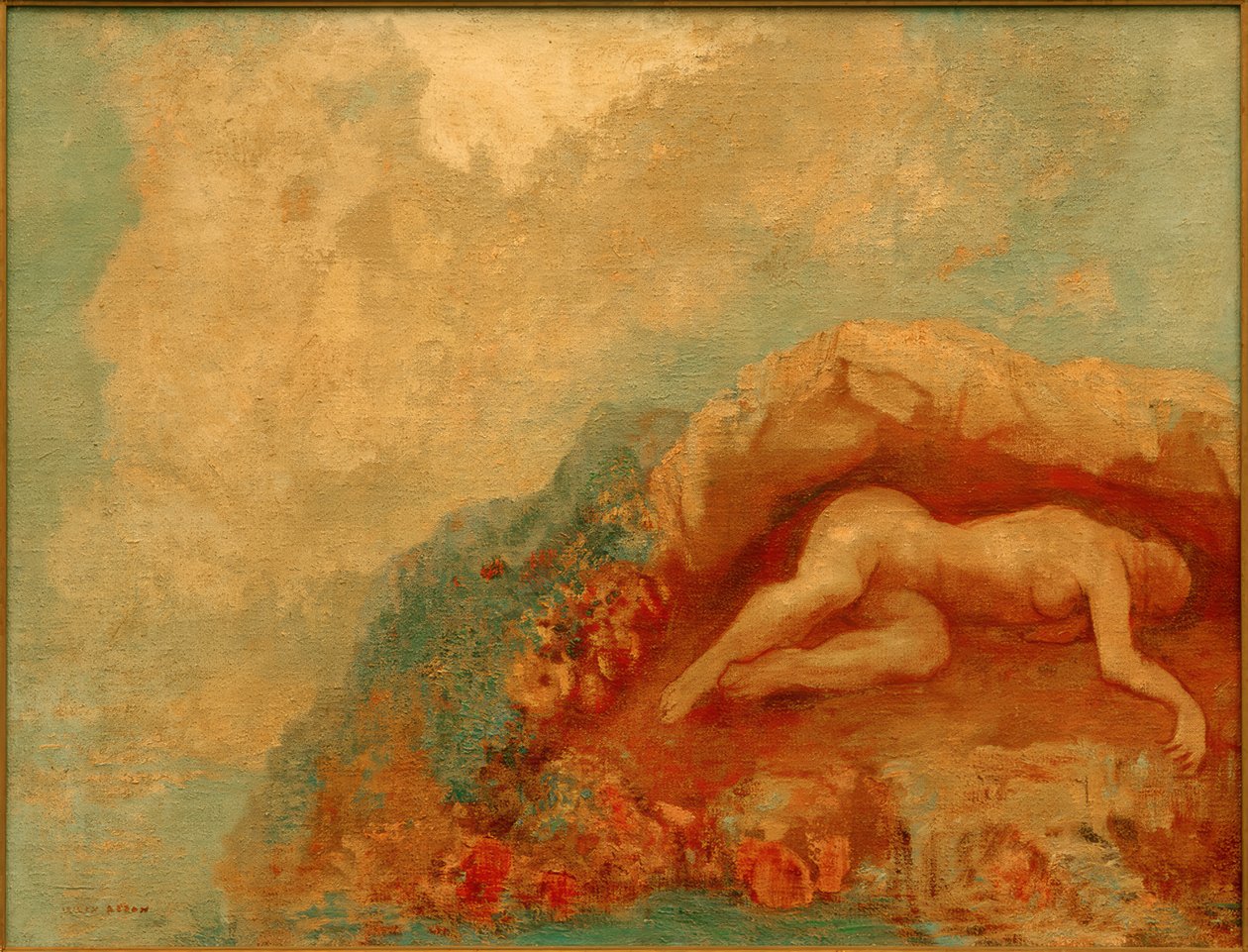 La Captive av Odilon Redon
