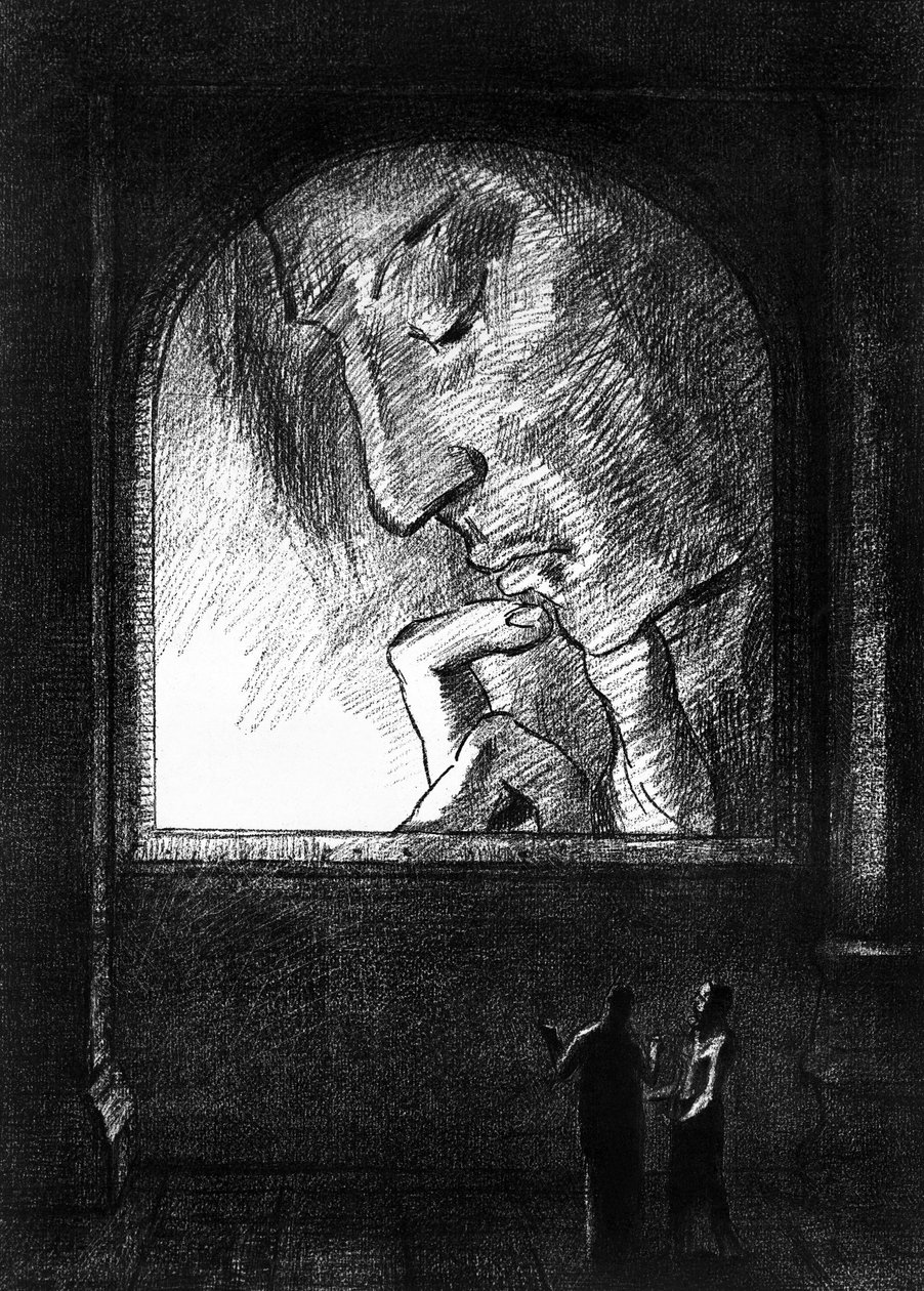 Lumiere, 1893 litho av Odilon Redon