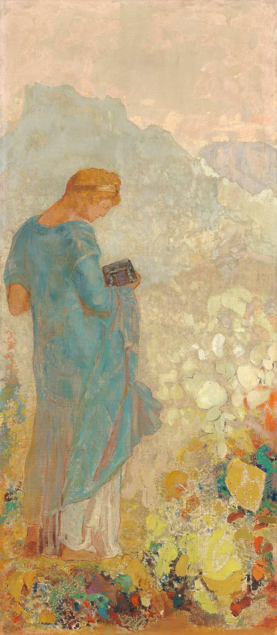 Pandora, 1910-2 av Odilon Redon