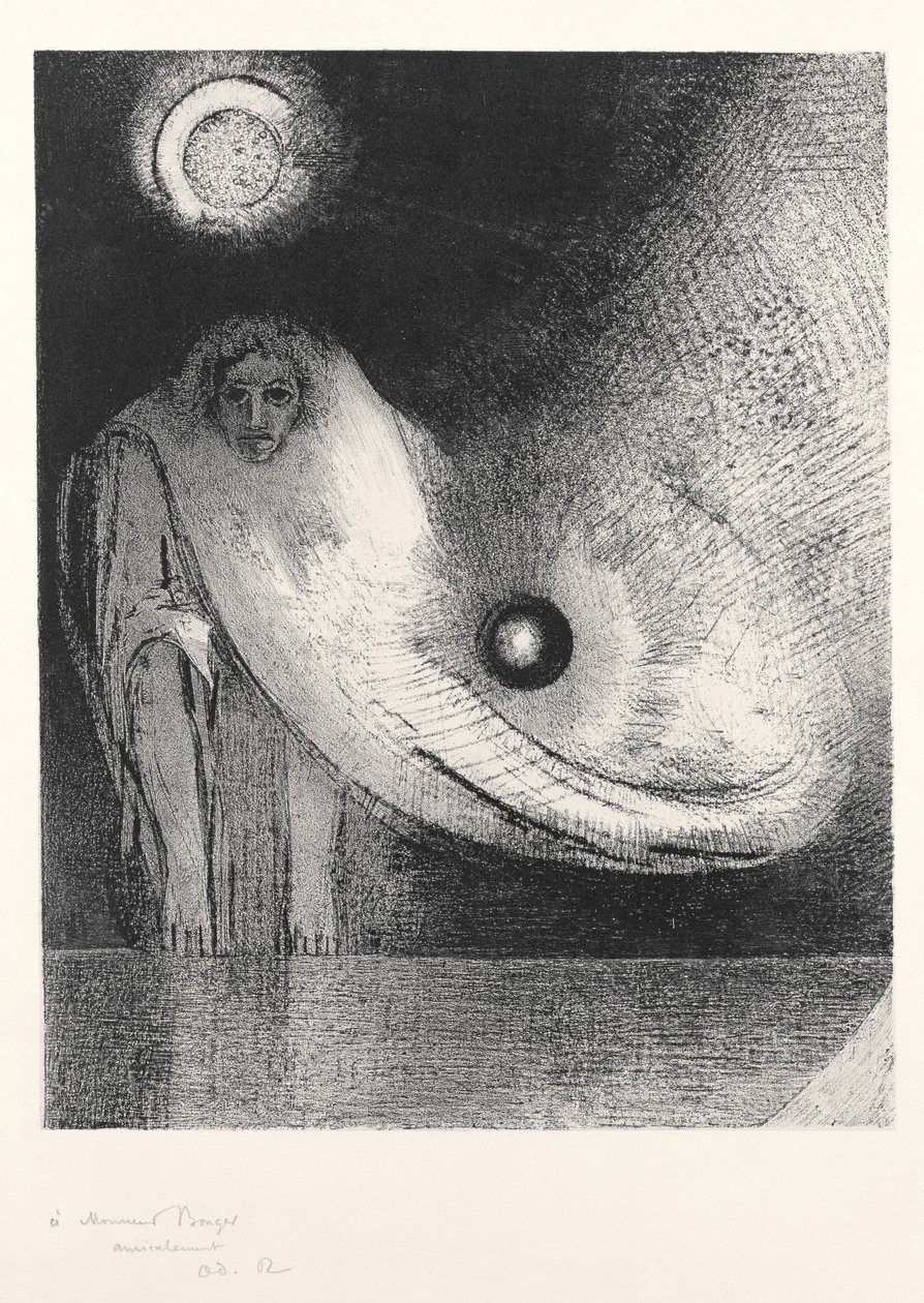 Buddha, 1895 av Odilon Redon