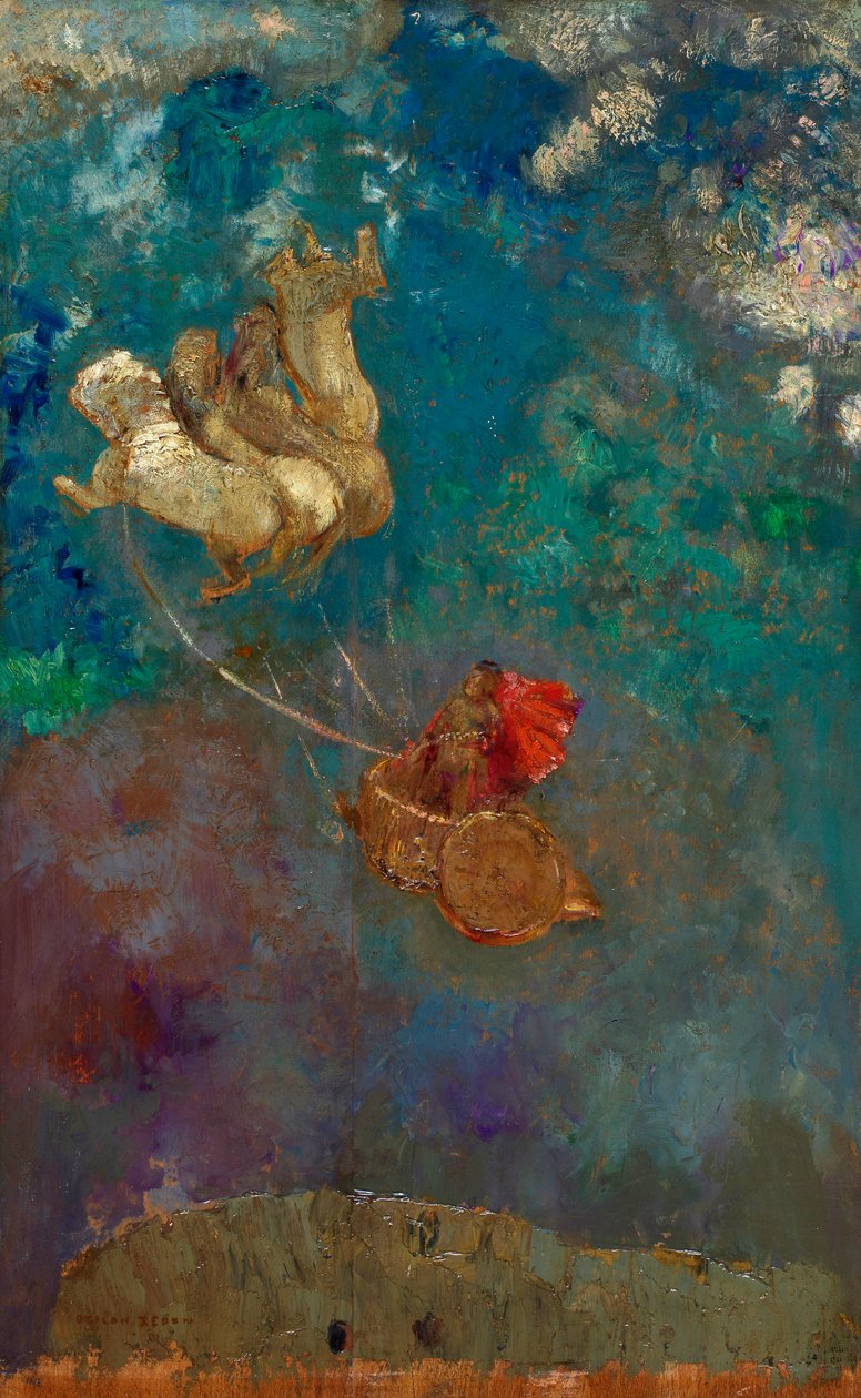 Vognen fra Apollo, 1907-10 av Odilon Redon