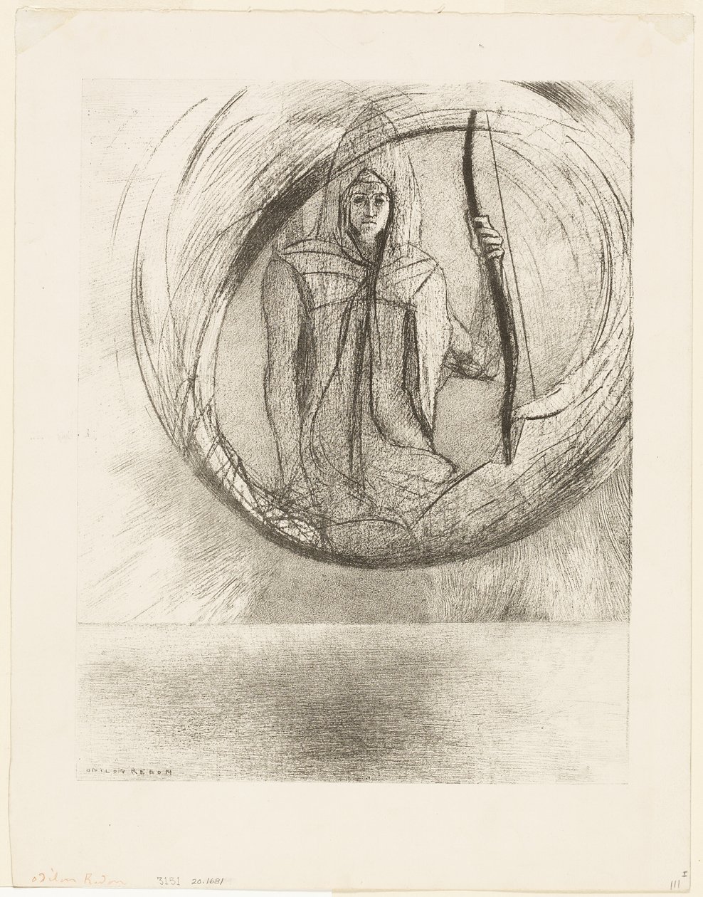 And Beyond, Astral Idol, Apotheosis, plate 2 av 6 av Odilon Redon