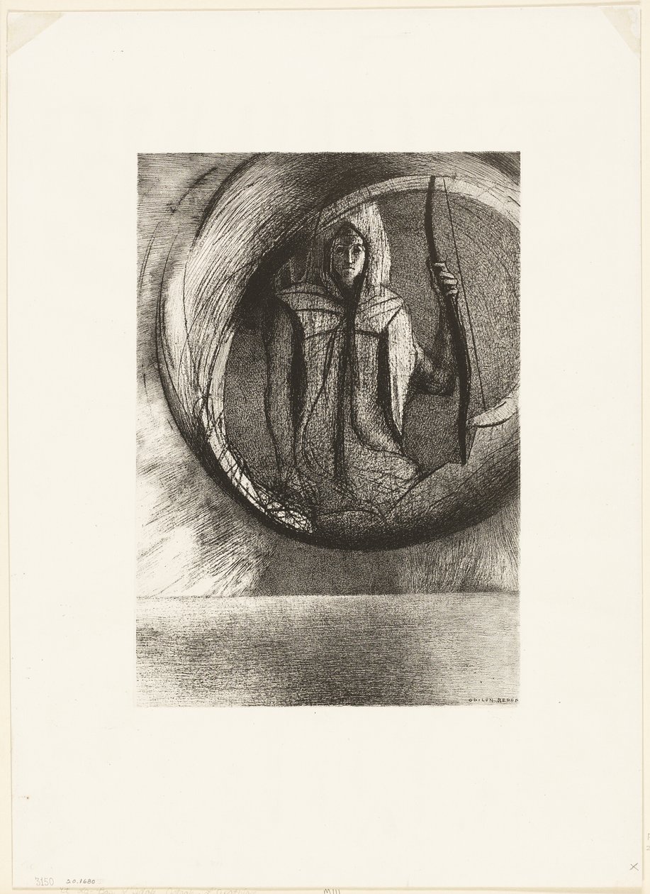 And Beyond, Astral Idol, Apotheosis, plate 2 av 6 av Odilon Redon