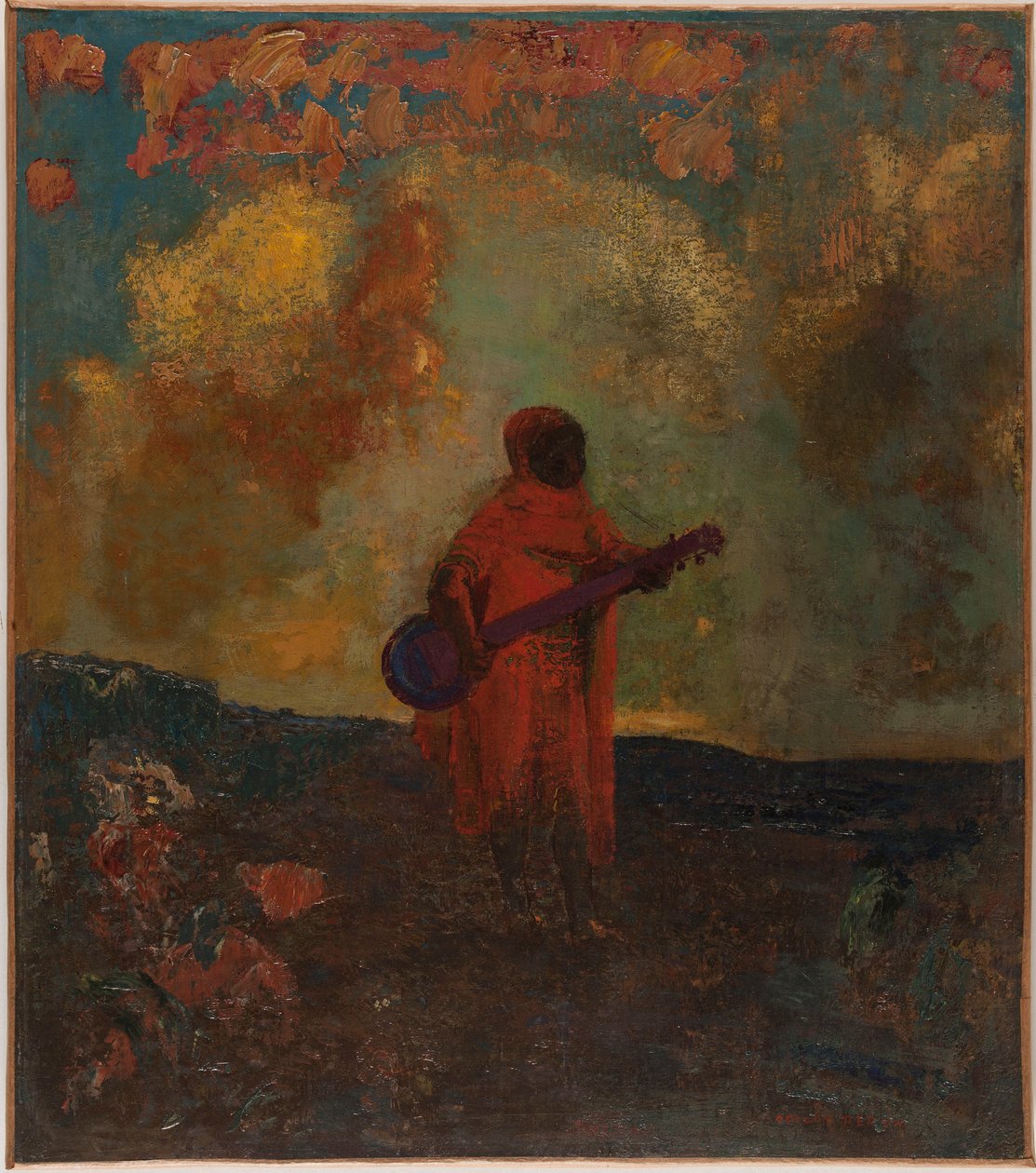 Arabisk musiker av Odilon Redon