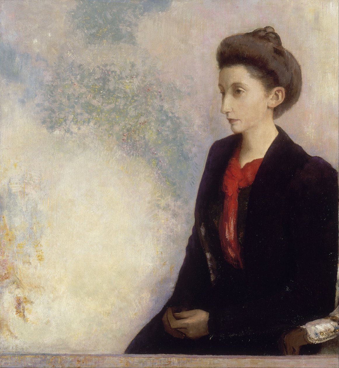 Baronesse Robert de Domecy av Odilon Redon