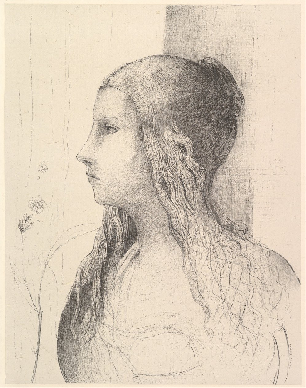 Brünnhilde (Gudenes skumring) av Odilon Redon