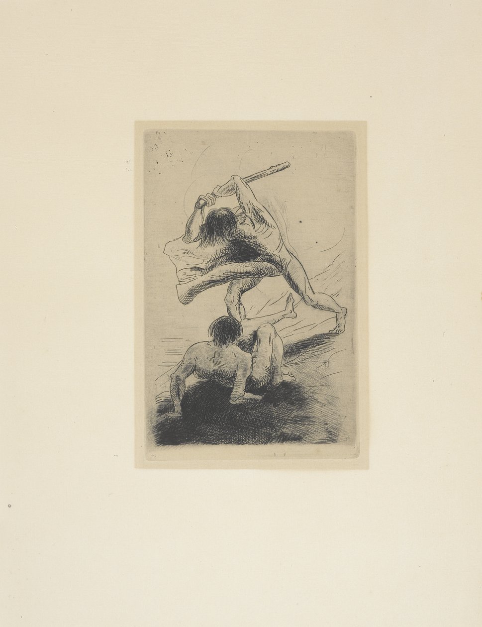 Kain og Abel av Odilon Redon
