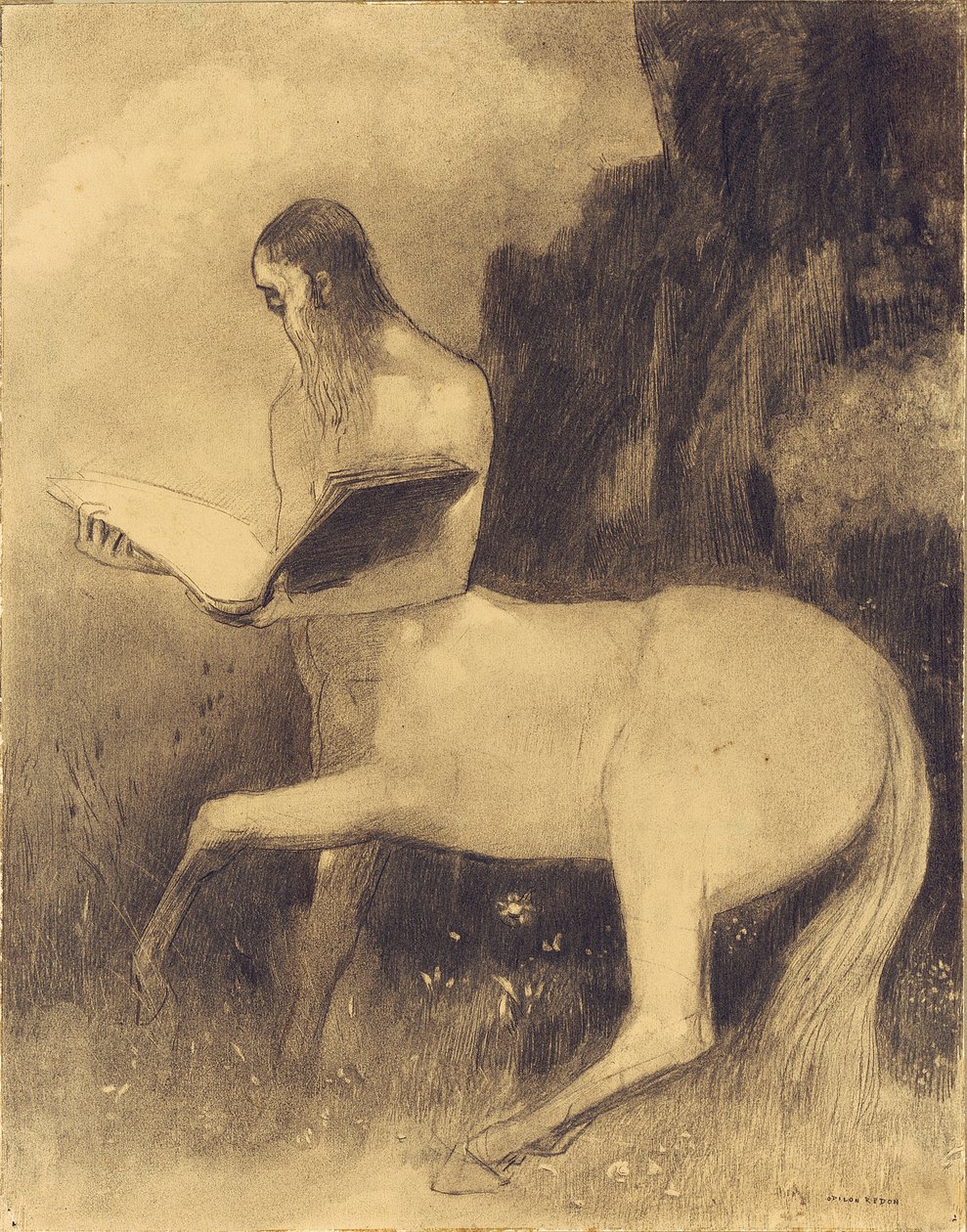 Leser Kentaur av Odilon Redon