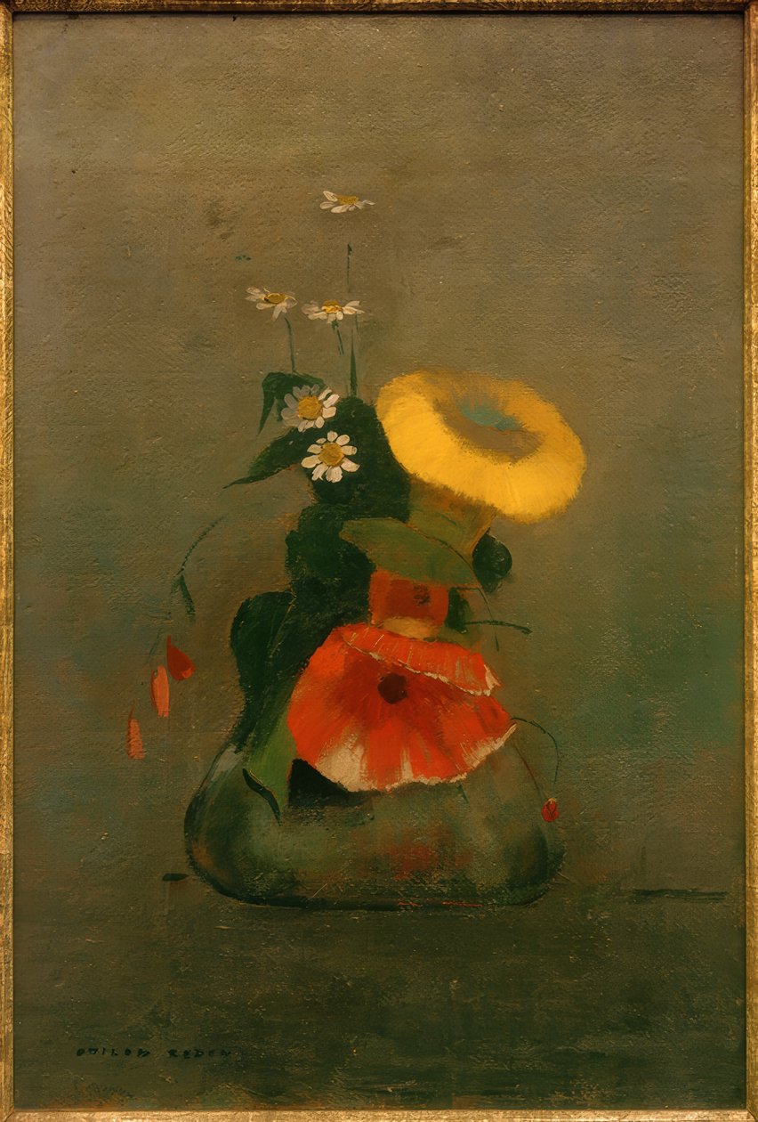Valmuer av Odilon Redon