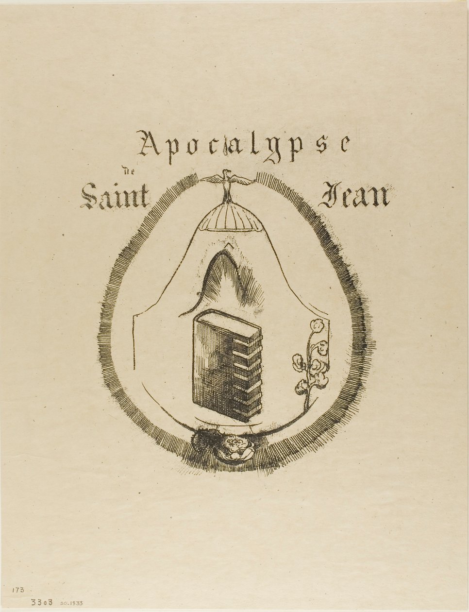 Omslagsfrontispisen for Johannes#39; apokalypse av Odilon Redon