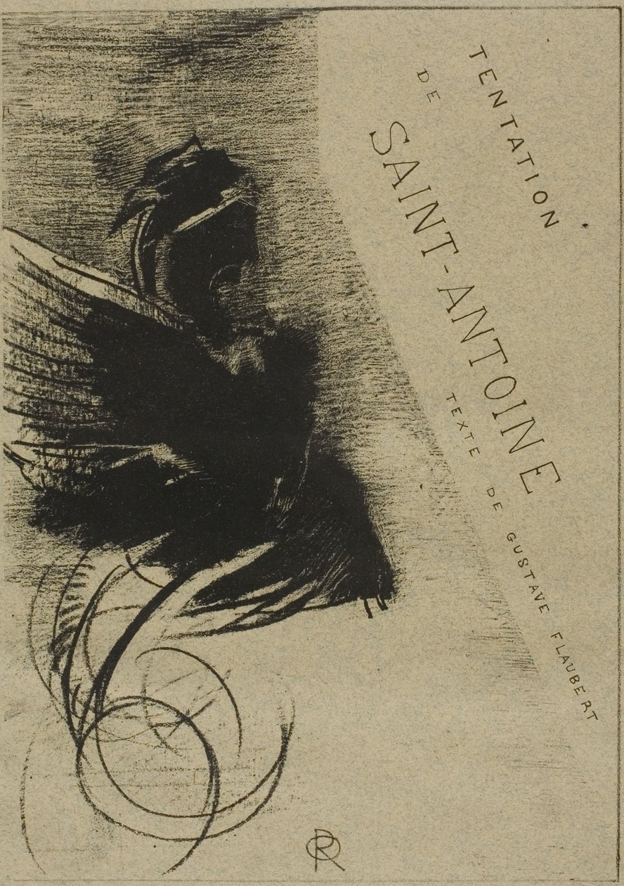 Cover-Frontispiece for Temptation of St. Anthony av Odilon Redon