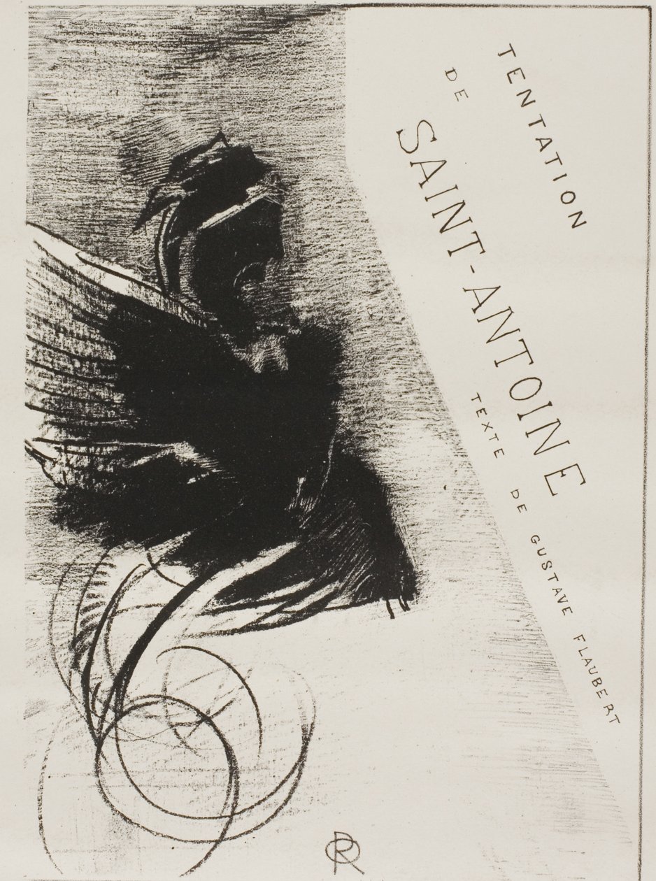 Cover fra The Temptation of Saint Anthony (første serie) av Odilon Redon
