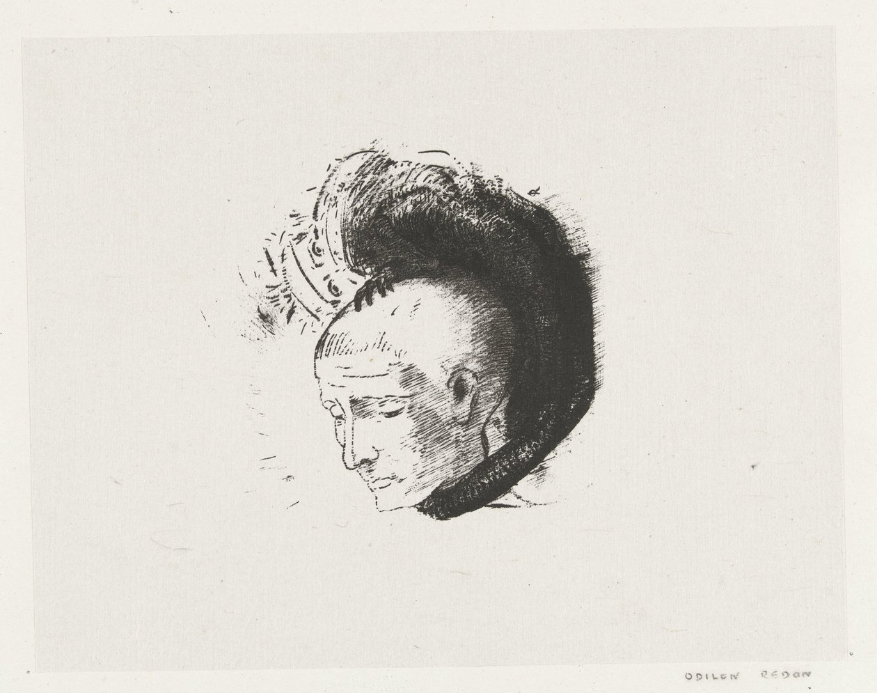 Den idealistiske bevegelsen i maleriet Le mouvement idealiste en peinture av Odilon Redon