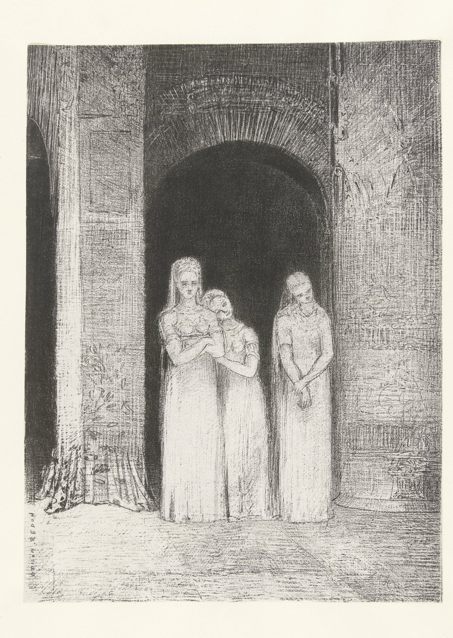 Prestinnene var på vakt Prestinnene ventet La Nuit (serietittel) The Night (serietittel) av Odilon Redon